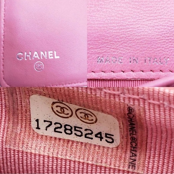 CHANEL Pink Quilted Wallet - Picture 6 of 9